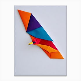 Barn Swallow Origami Bird Canvas Print