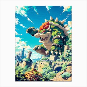 Bowser Mario Canvas Print