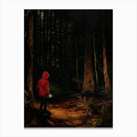 Boys In Woods 3 Fy V Canvas Print