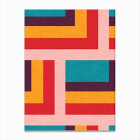 Abstract Mod Cubes M Canvas Print