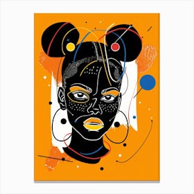 African Girl 3 Canvas Print