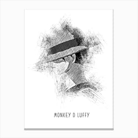 Monkey D Luffy 1 Canvas Print