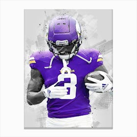 Jordan Addison Minnesota Vikings Canvas Print