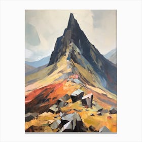 Tryfan Wales 2 Mountain Painting Canvas Print