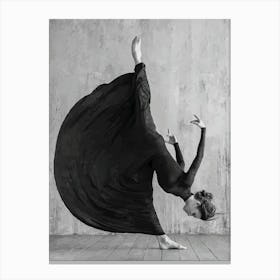 Victorian Ballet Dancer in Motion Canvas Print