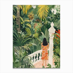 In The Garden Vizcaya Museum And Gardens Usa 1 Canvas Print