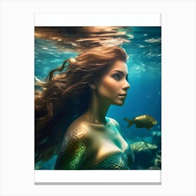 Mermaid-Reimagined 79 Canvas Print