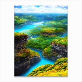 River Valley Canvas Print