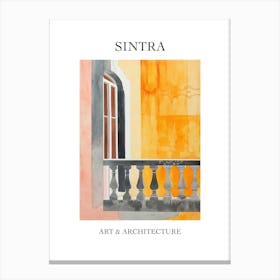 Sintra Travel And Architecture Poster 4 Canvas Print