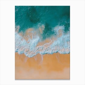 Aerial View Of A Beach 78 Canvas Print