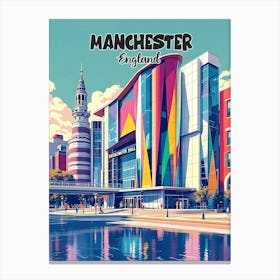 Manchester Vintage Art V 04 Canvas Print