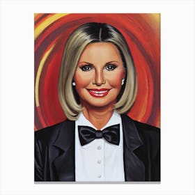 Olivia Newton John Illustration Movies Canvas Print