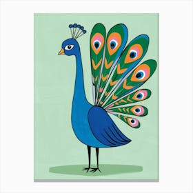 Peacock 6 Canvas Print