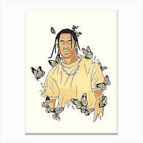 Travis Scott 37 Canvas Print