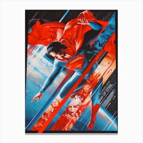 Movie superhero poster Canvas Print