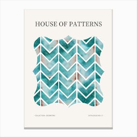 Geometric Pattern Poster 17 Canvas Print