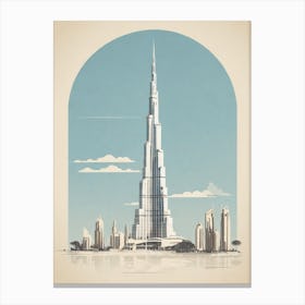 Burj Khalifa Canvas Print