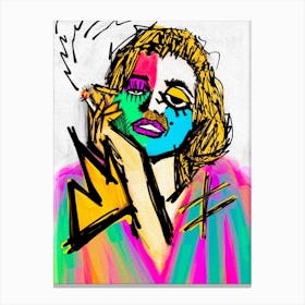 M Monroe Canvas Print