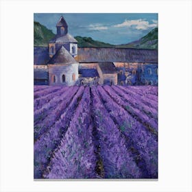 Lavendelfeld Canvas Print