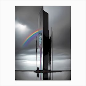 Rainbow Tower Canvas Print