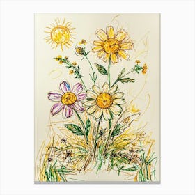 Daisies 5 Canvas Print