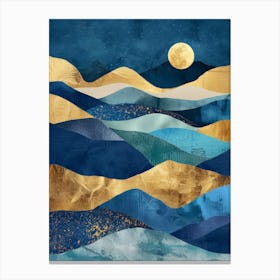 Blue Moon Canvas Print Canvas Print