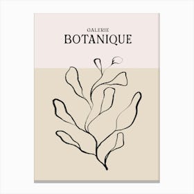 Galerie botanique no 3 Canvas Print