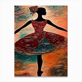 Glass Ballerina 1 Canvas Print