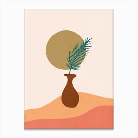 Leaf Vessel Middle Desert Canvas Print