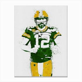 Aaron Rodgers Green Bay Packers Canvas Print