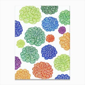 Chinese Broccoli Marker vegetable Canvas Print