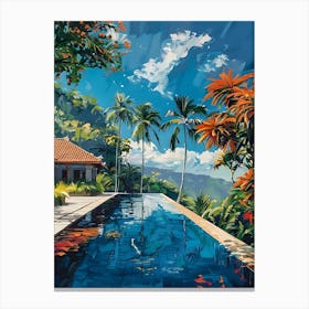 Bali Paradise Travel Poster Canvas Print