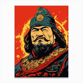 Genghis Khan 4 Canvas Print
