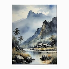 Bali In Summer Painting (7) Canvas Print