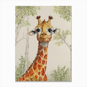 Giraffe 39 Canvas Print