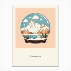 Patagonia Argentina 1 Snowglobe Poster Canvas Print
