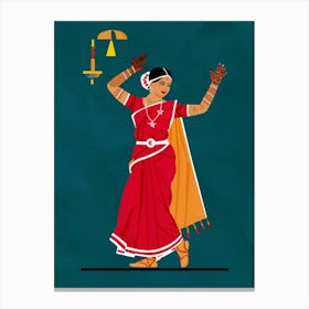 Indian Dance 1 Canvas Print
