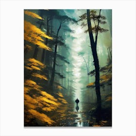 Forest In Autumn 1 Canvas Print