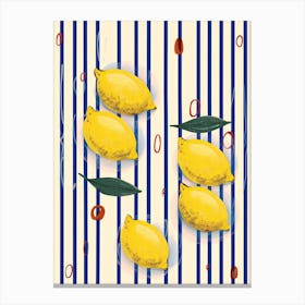 Summer Lemons 1 Canvas Print
