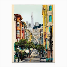 San Francisco Street 1 Canvas Print