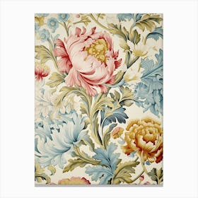 Floral Wallpaper 19 Canvas Print