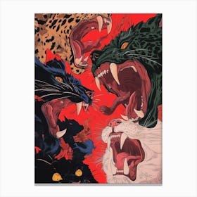 Savage Beasts Canvas Print