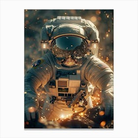 Astronaut In Space 2 Canvas Print