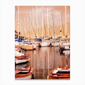 Boats Naples Water Port Ships Wind italy italia italian photo photography art travel Canvas Print