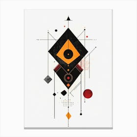 Abstract Geometric Painting 3 Canvas Print