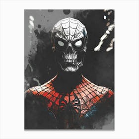 Horror Spiderman Canvas Print