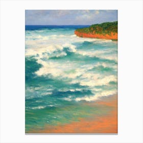 Bathsheba Beach Barbados Monet Style Canvas Print