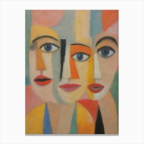 Three Faces 4 Canvas Print