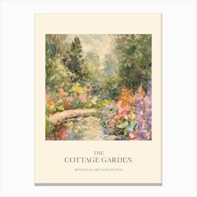 Cottage Garden Poster Fairy Pond 4 Canvas Print