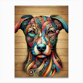 Dog Print Canvas Print